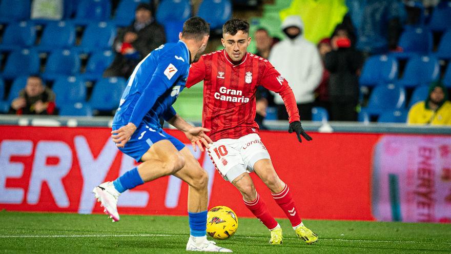 La UD Las Palmas saca el calefactor en Getafe (3-3)