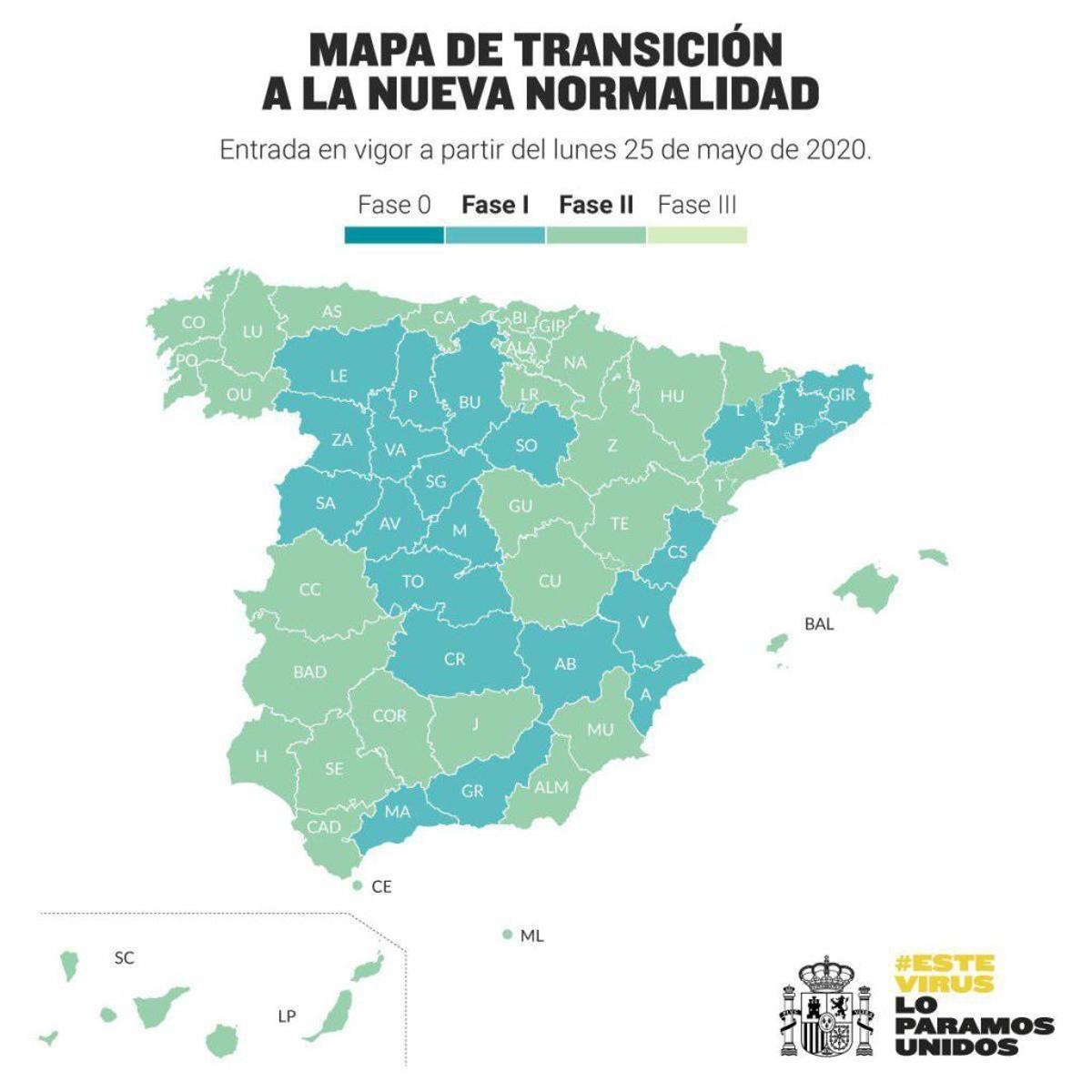Toda Canarias pasa a la fase 2 de la desescalada