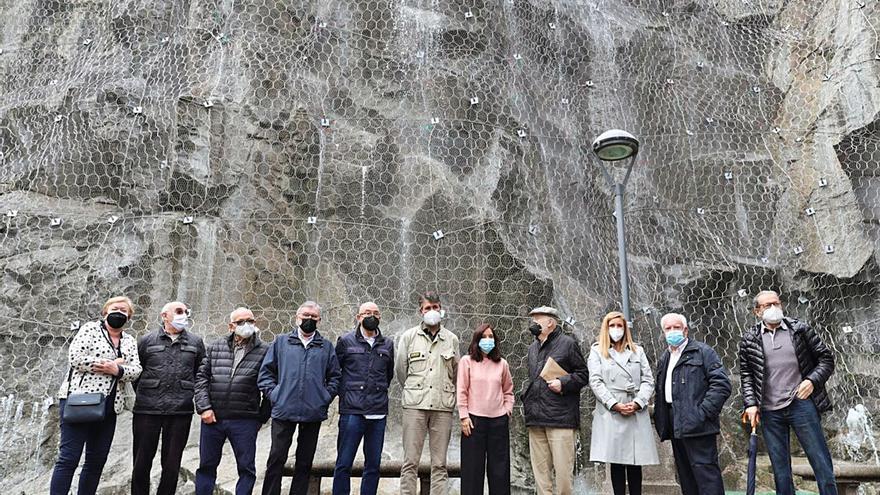 La cascada del Palacio de la Ópera vuelve a funcionar