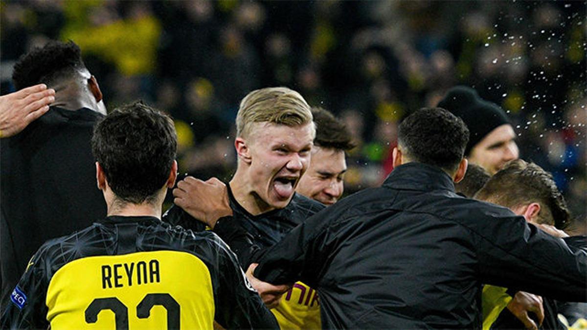 Haaland: "Jugar con Sancho, Reus o Hazard lo hace más fácil"