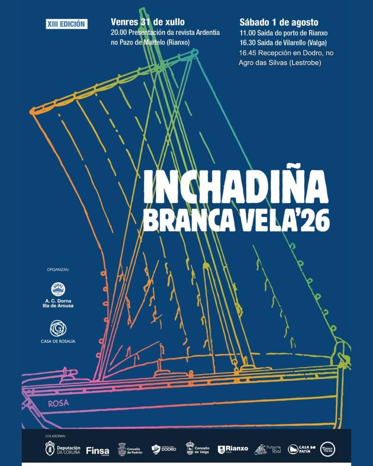 Programación Inchadiña branca vela 2026