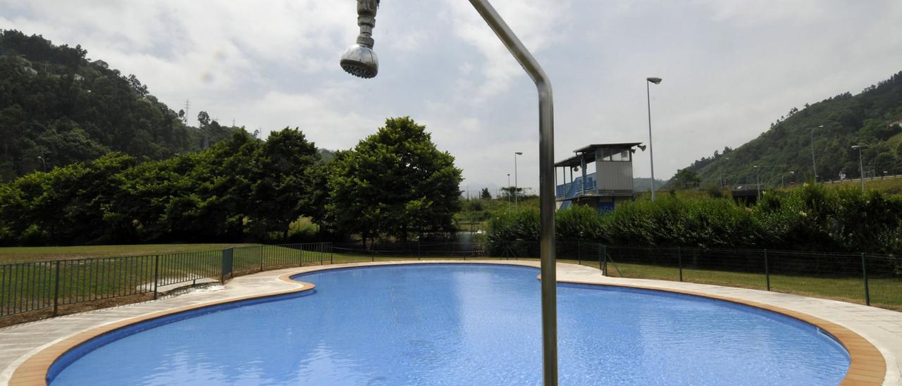 La piscina infantil de Mieres.