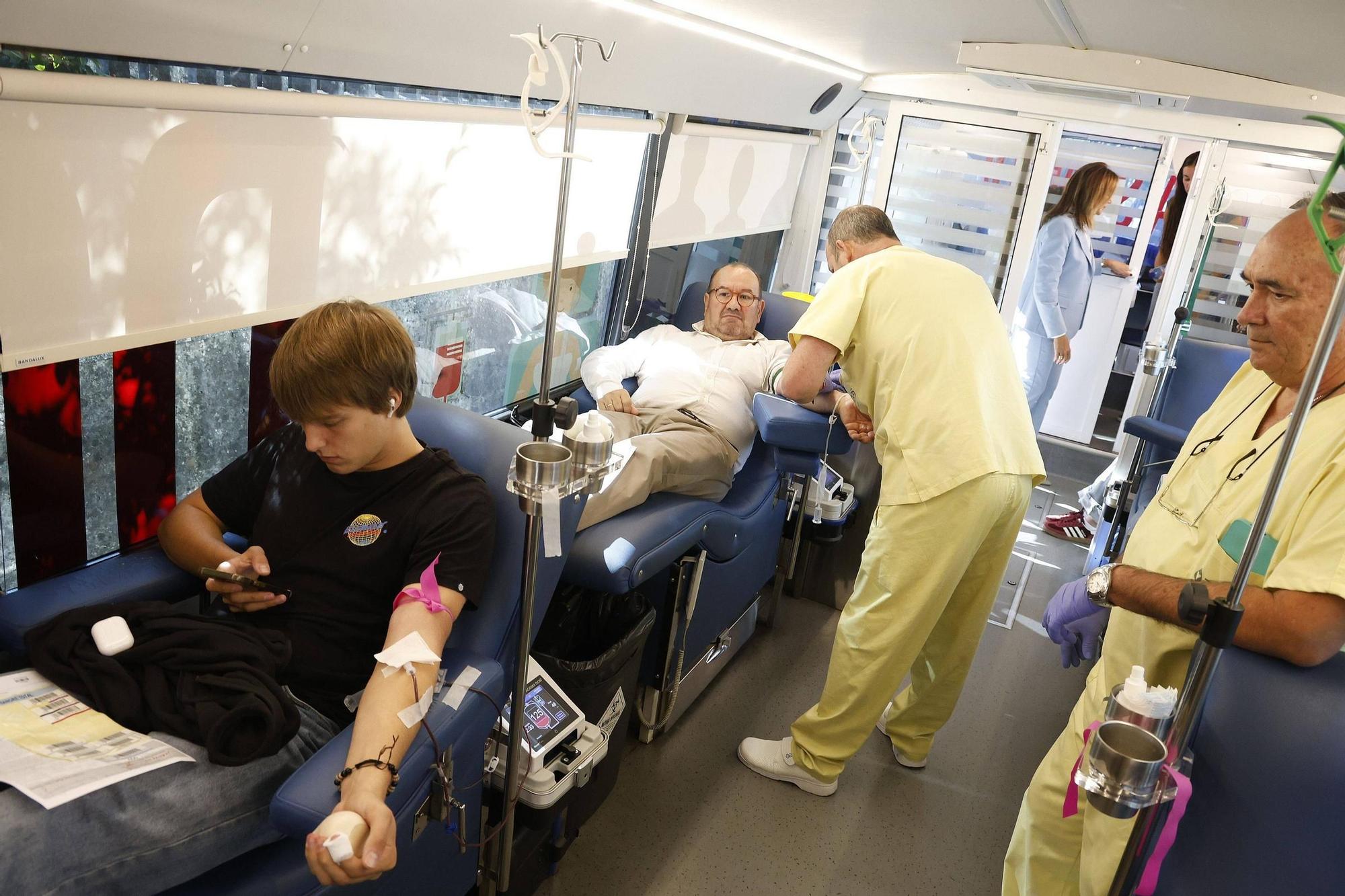 A USC inaugura a nova campaña de doazón de sangue das universidades galegas