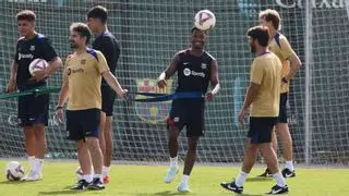 El Barça busca colocar a Ansu Fati y Vitor Roque
