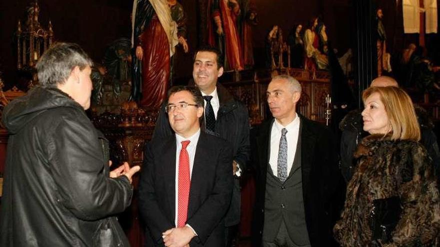 Ángel Marinero e Isabel García, en el Museo de Semana Santa.