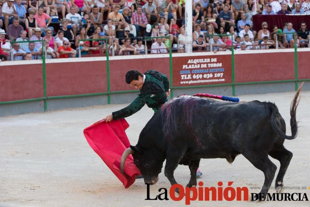 Primera novillada en Blanca