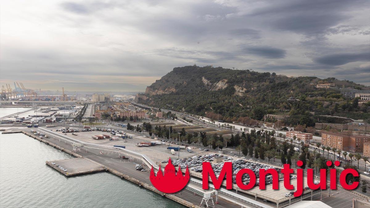 Vista del Morrot desde el Teleférico de Barcelona Vista del Morrot desde el Teleférico de Barcelona