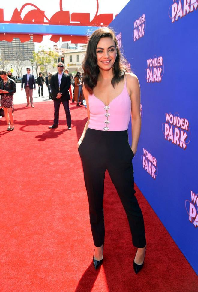 Mila Kunis en el estreno de su nueva película Wonder Park