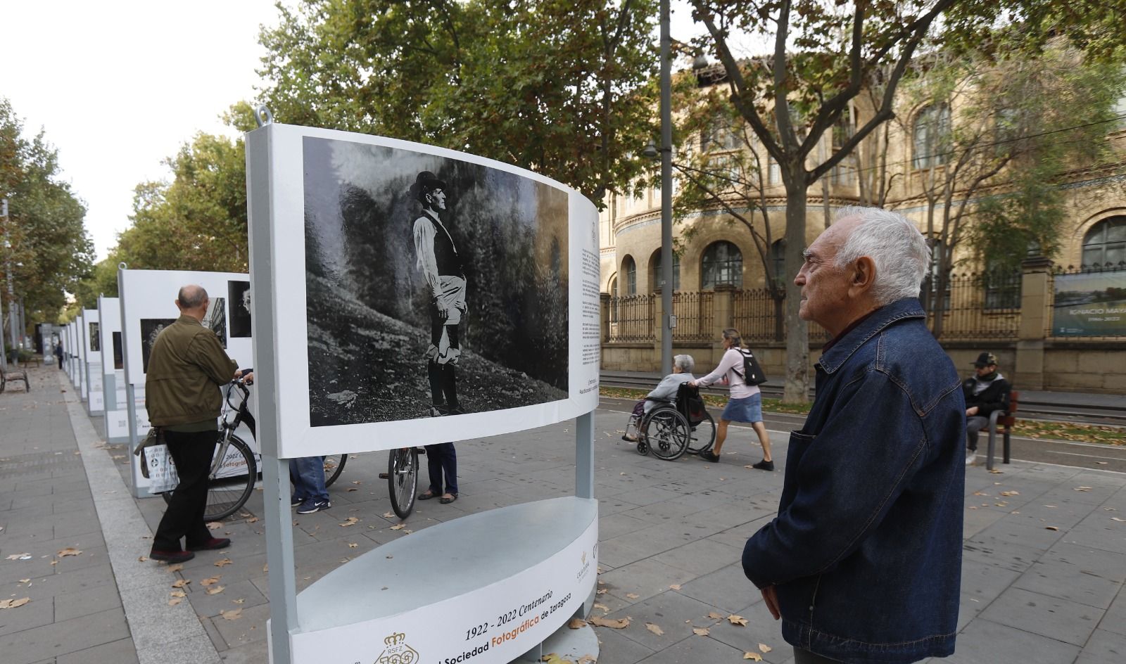 Un siglo de fotografía en la Gran Vía de Zaragoza