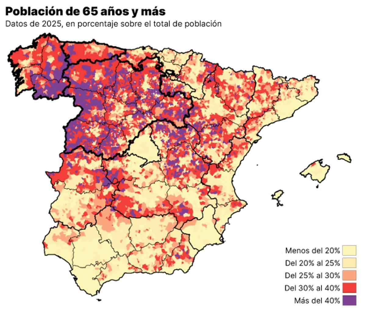 Población de 65 añosy más