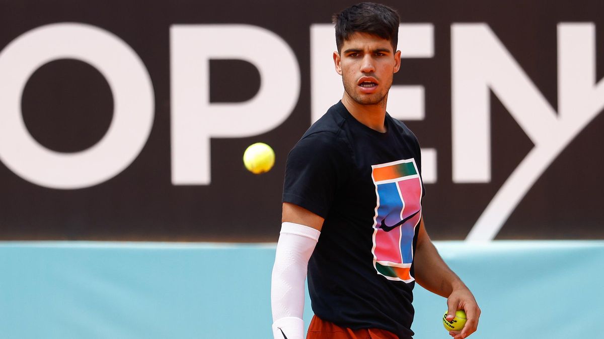 Carlos Alcaraz en el Mutua Madrid Open