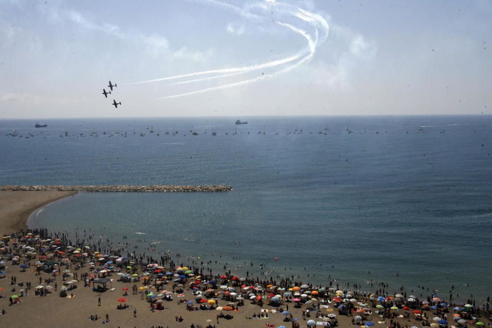 Así fueron los festivales aéreos de 2009 y 2010 en Málaga