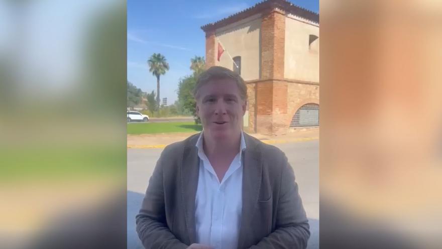 VIDEO | El alcalde de Badajoz agradece el visto bueno de la Junta a la bandera de la ciudad