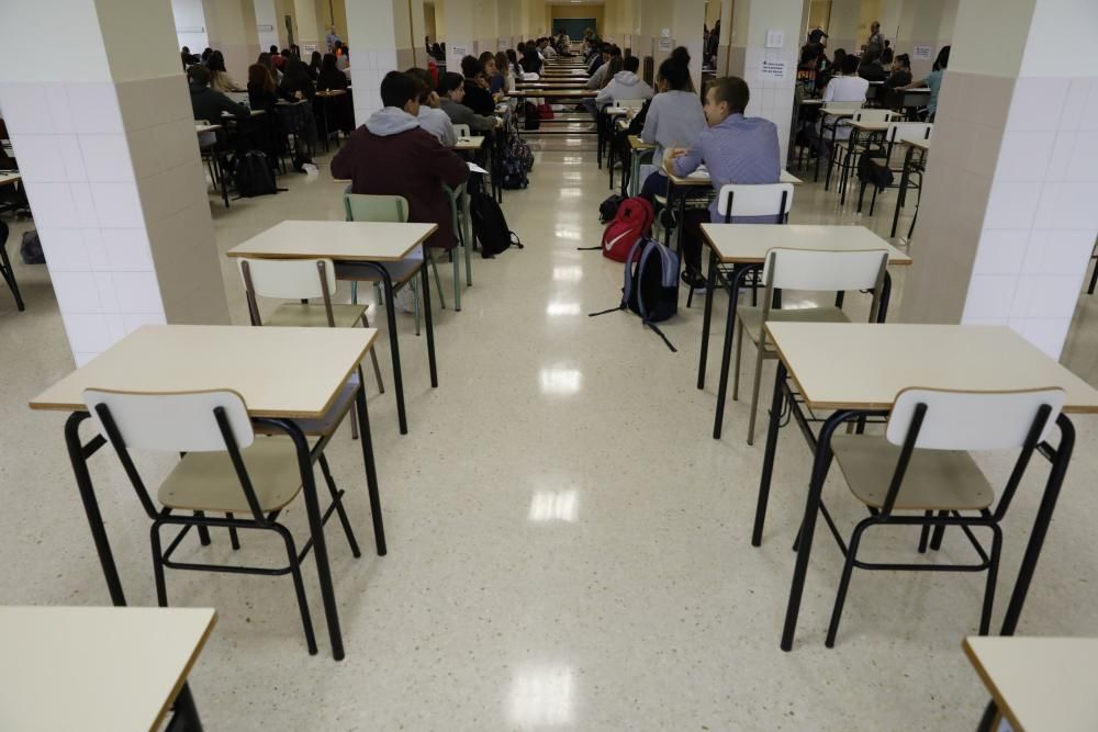 Pruebas de selectividad del campus de Gijón