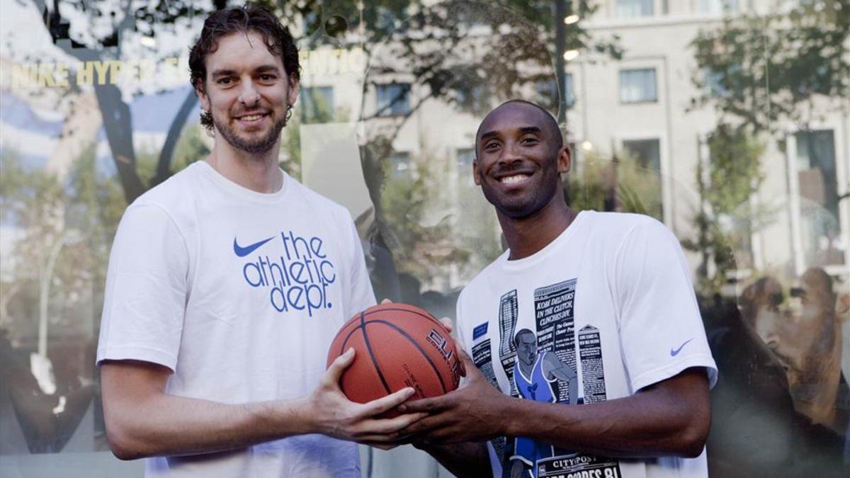 Kobe y Pau compartían una gran amistad desde que fichó por los Lakers