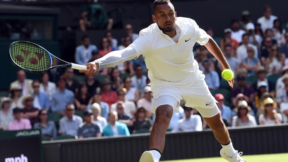 Kyrgios, en Wimbledon