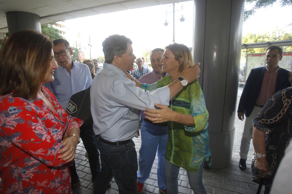 Cospedal visita València en su campaña de las primarias para presidir el PP