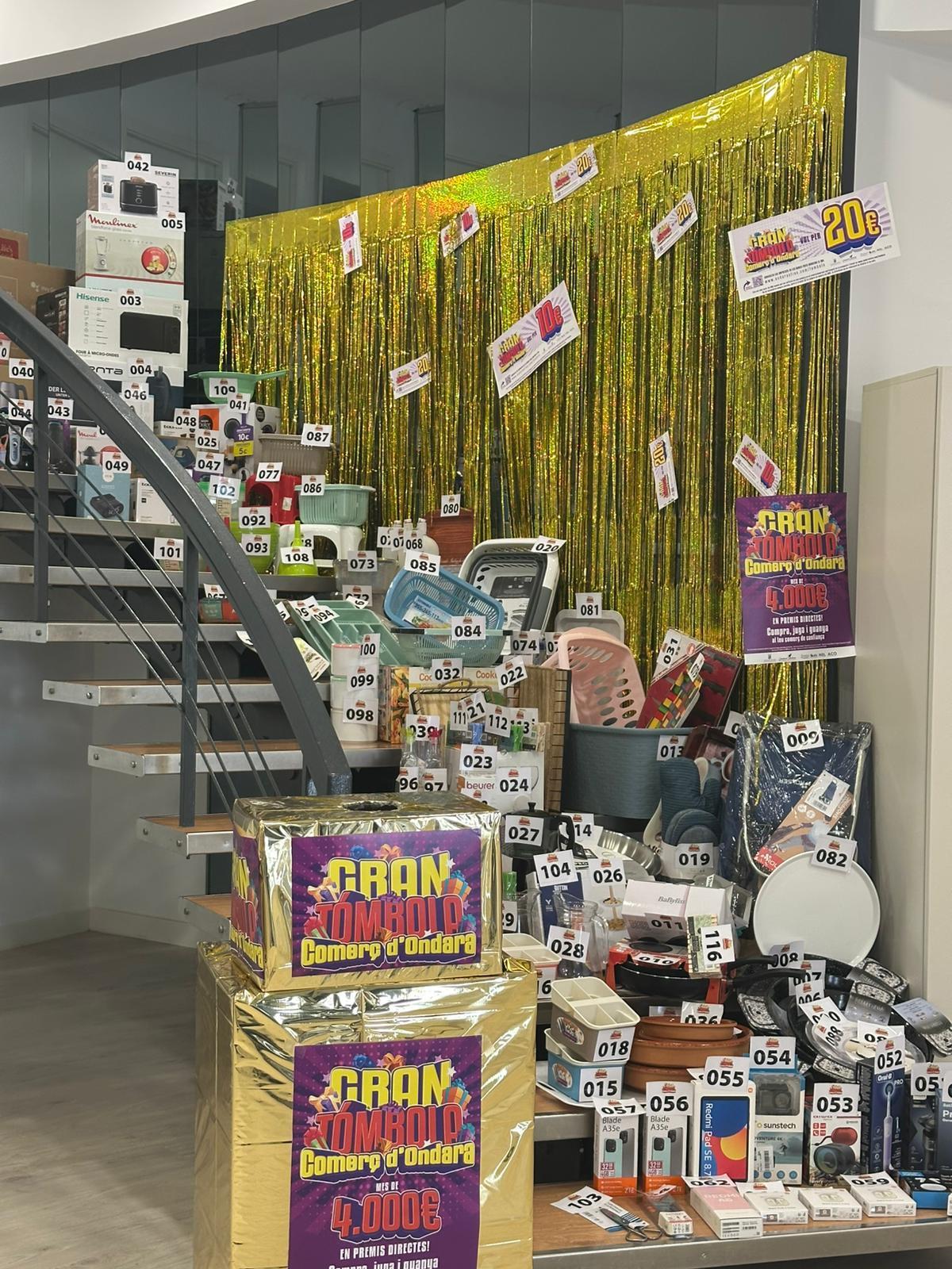 Premios de la tómbola