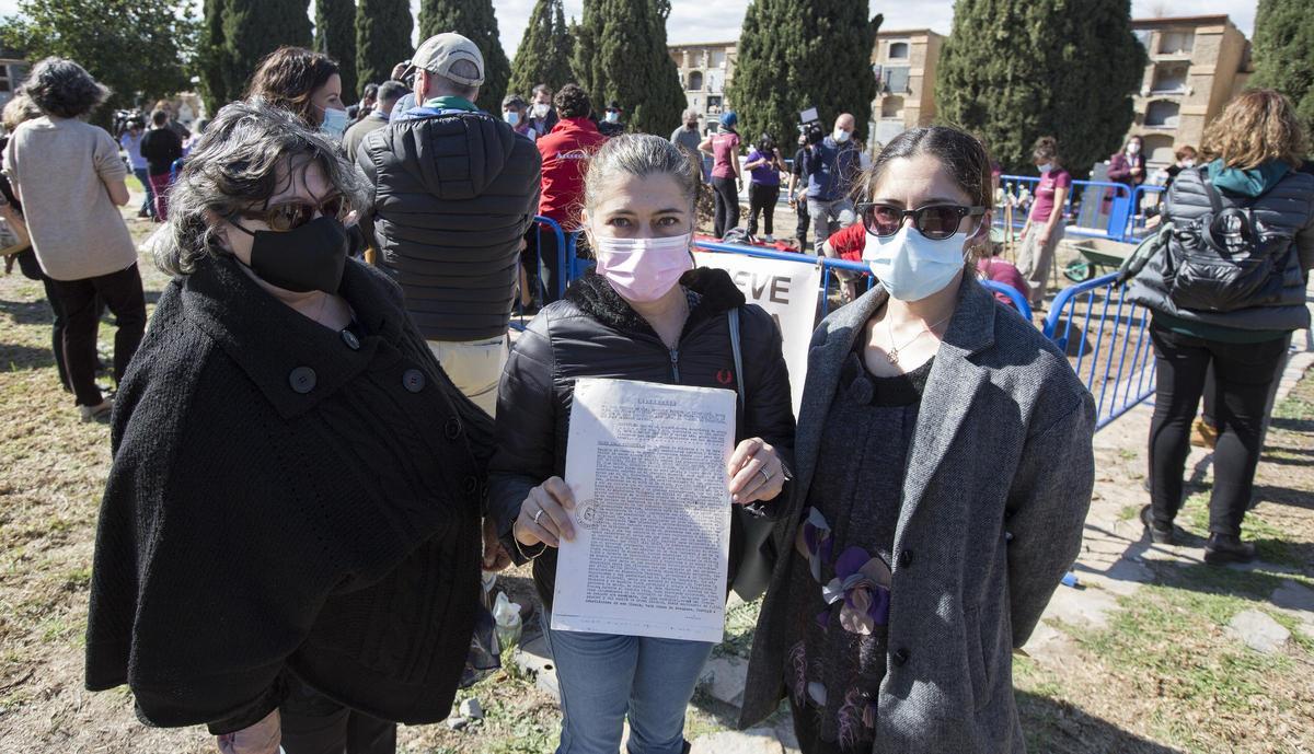 El cementerio de Alicante acoge la primera exhumación de represaliados del franquismo
