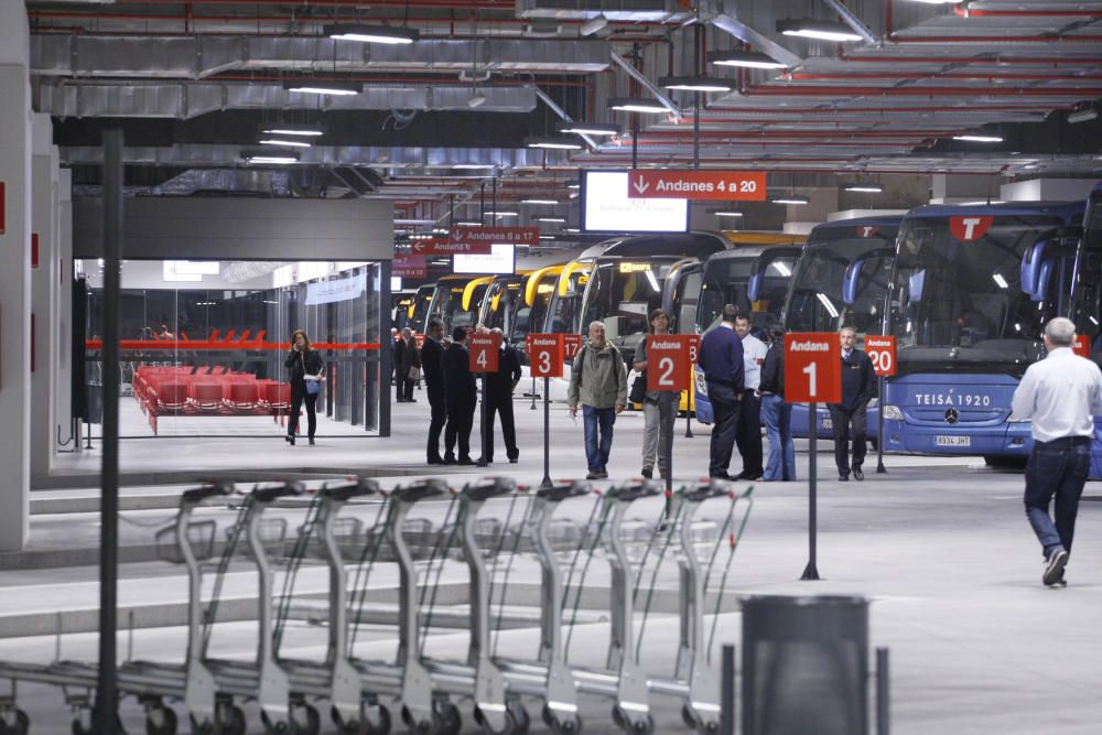 Inauguració de la nova estació d'autobusos de Girona