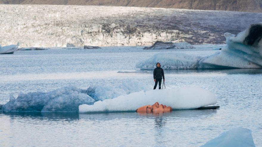 El arte de Hula ha llegado hasta un iceberg.