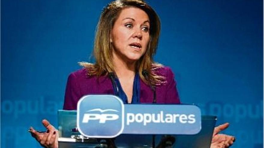 María Dolores de Cospedal va negar la veracitat dels documents divulgats.