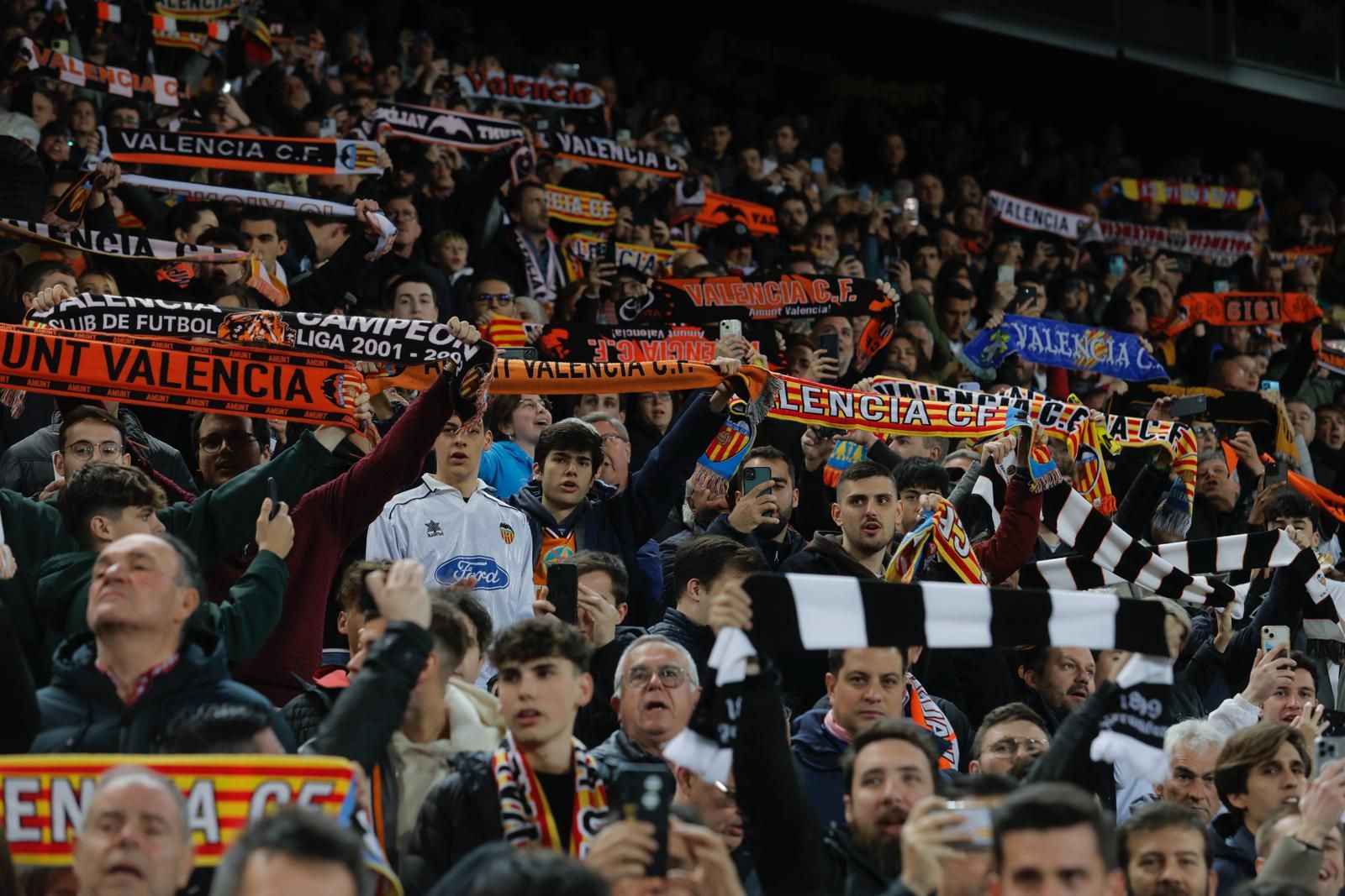 El Valencia CF - Real Madrid, en imágenes