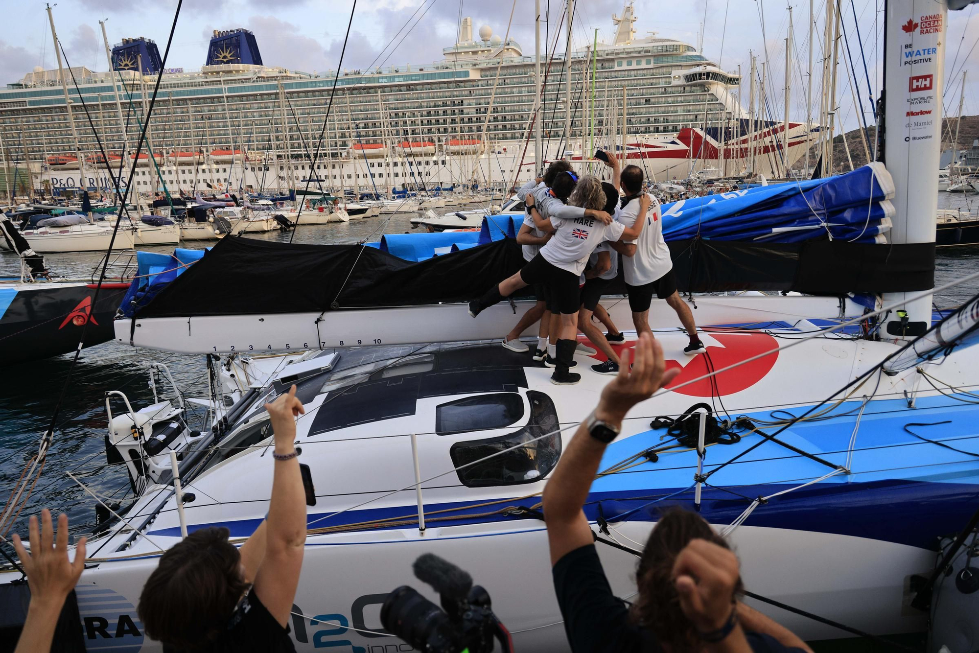 El ambiente de The Ocean Race en Cartagena