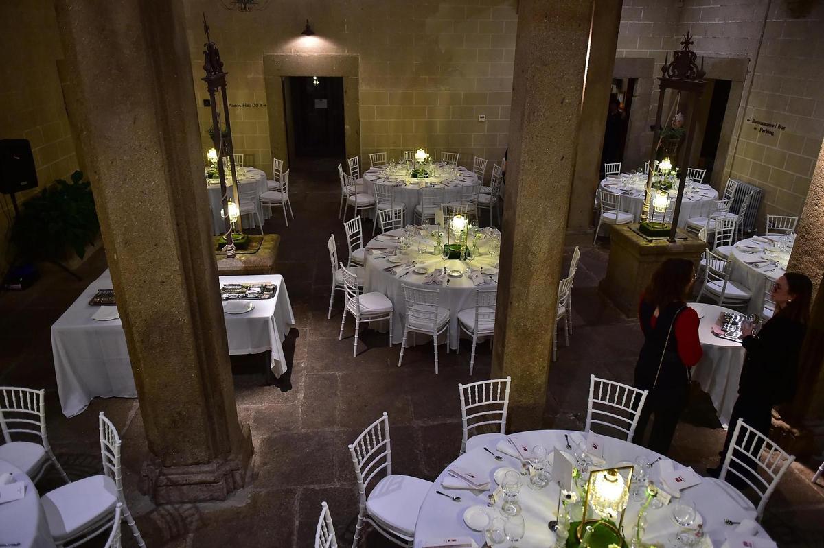 El comedor del Carvajal, listo para la edición de Arrieros Plasencia, en 2025.
