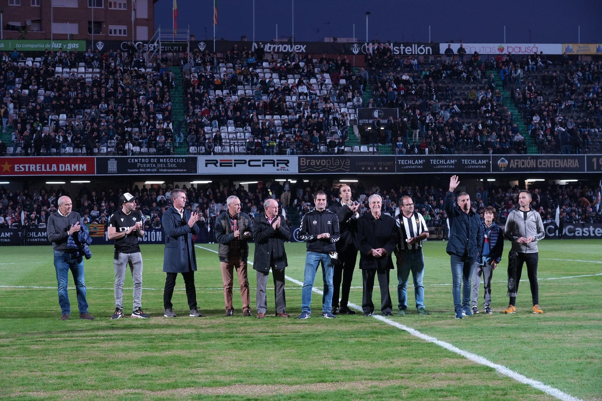 La afición del Castellón antes del partido