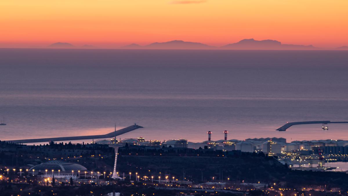 Mallorca des de Barcelona: la preciosa postal amb què s’ha despertat la capital catalana