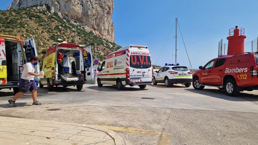 Cuatro de los heridos han sido trasladados al hospital de Dénia