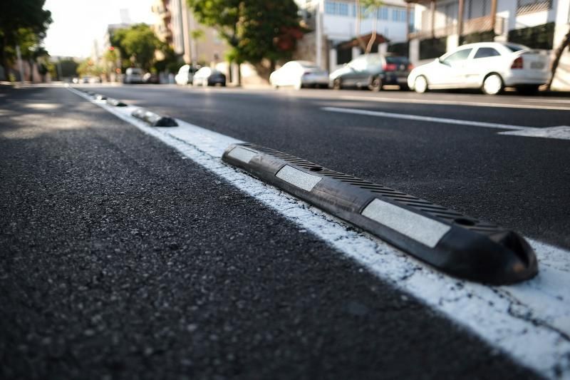 Nuevos elementos en el carril bus-taxi