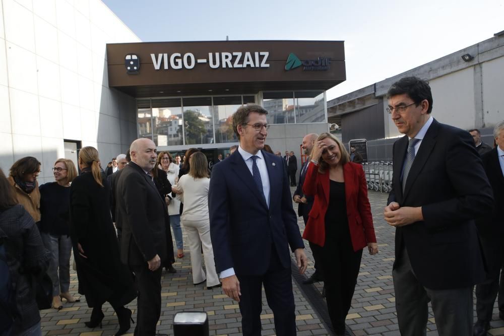 La ceremonia de colocación de la primera piedra del Centro Vialia contó con la presencia de numerosas auteridades // Ricardo Grobas