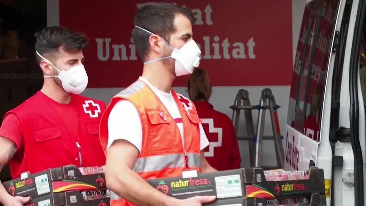 Cruz Roja Catalunya calcula que en dos meses habrá 200.000 personas vulnerables