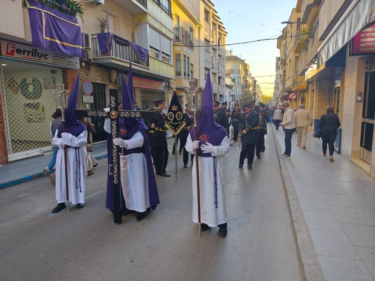 Lucena. Cofradía del Valle en este Miércoles Santo.