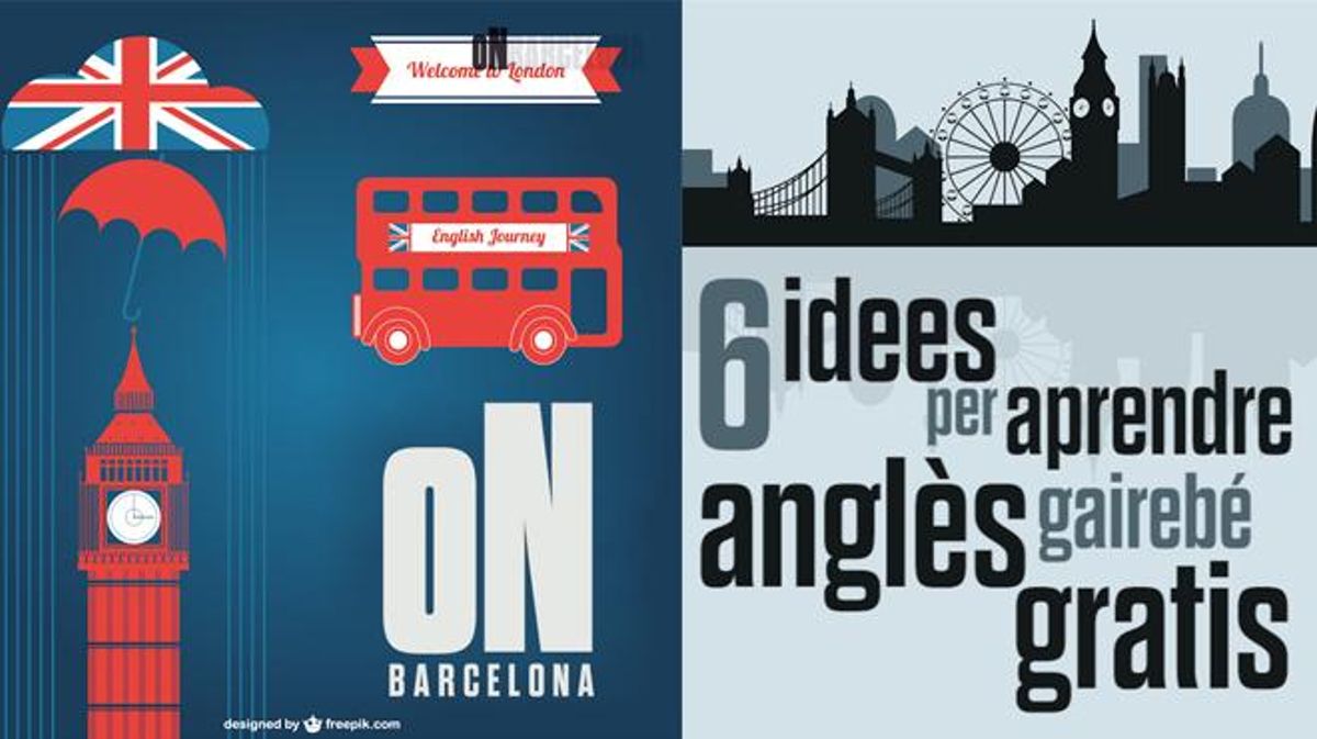 Idees per aprendre anglès gastant molt poc