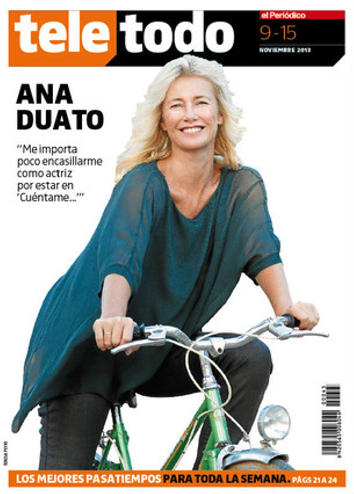 Ana Duato, a la portada del ’Teletodo’.