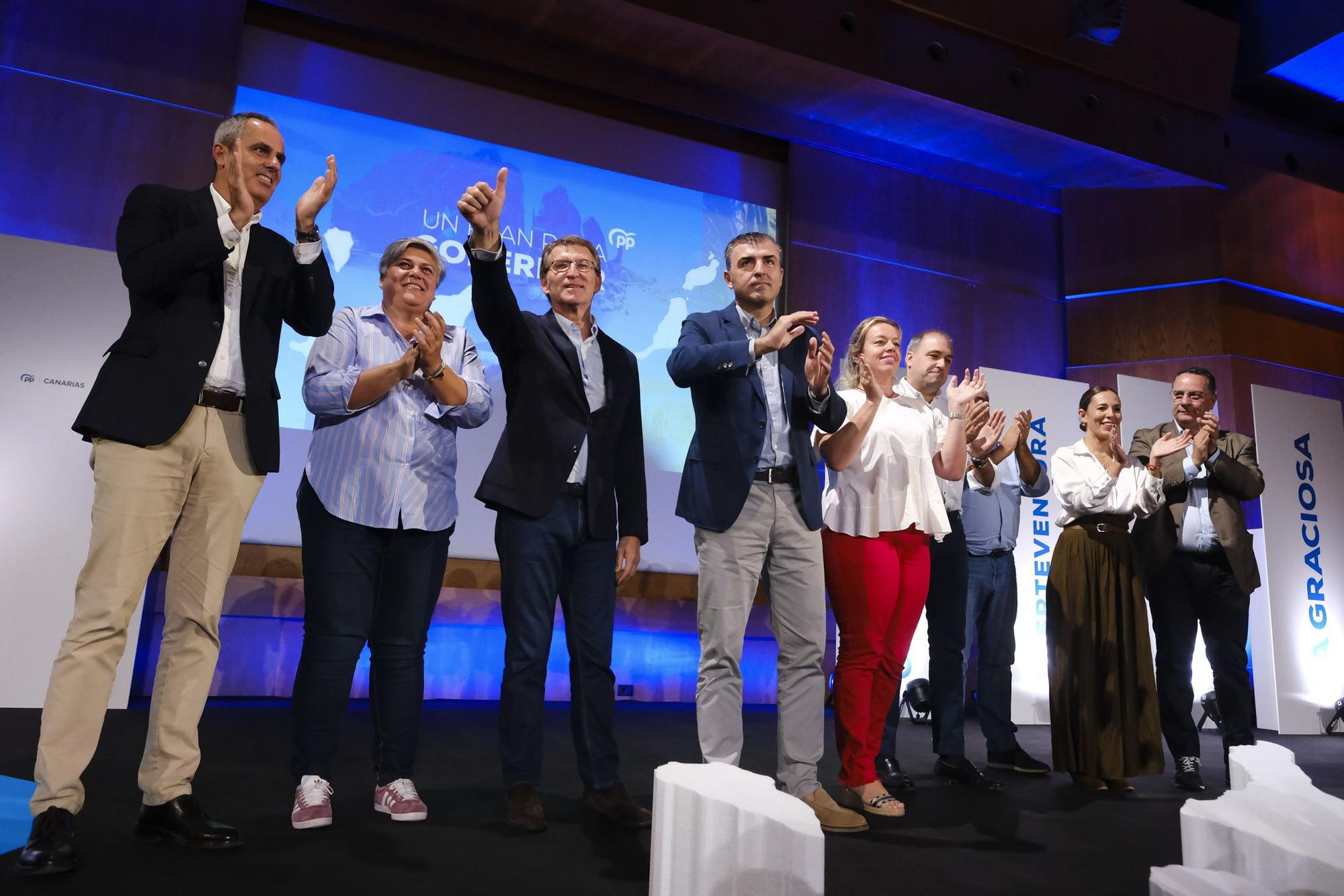 Alberto Núñez Feijóo inaugura la Convención del PP de Canarias