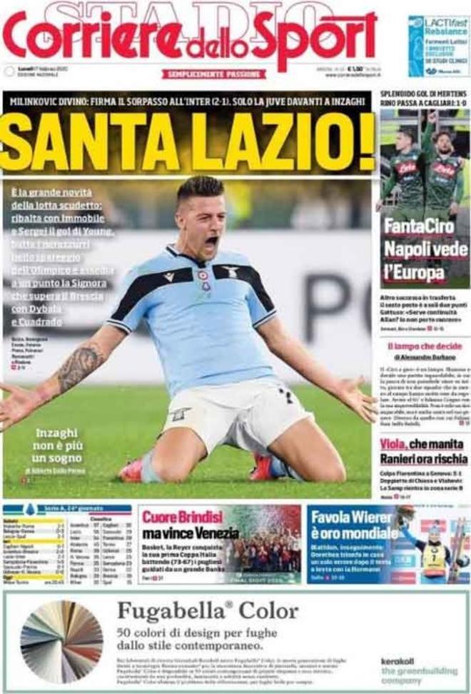 Las portadas del día en la prensa deportiva