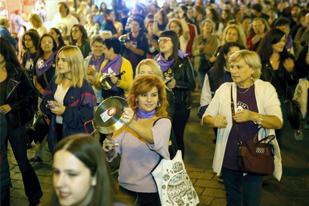 Concentración contra las agresiones sexuales.