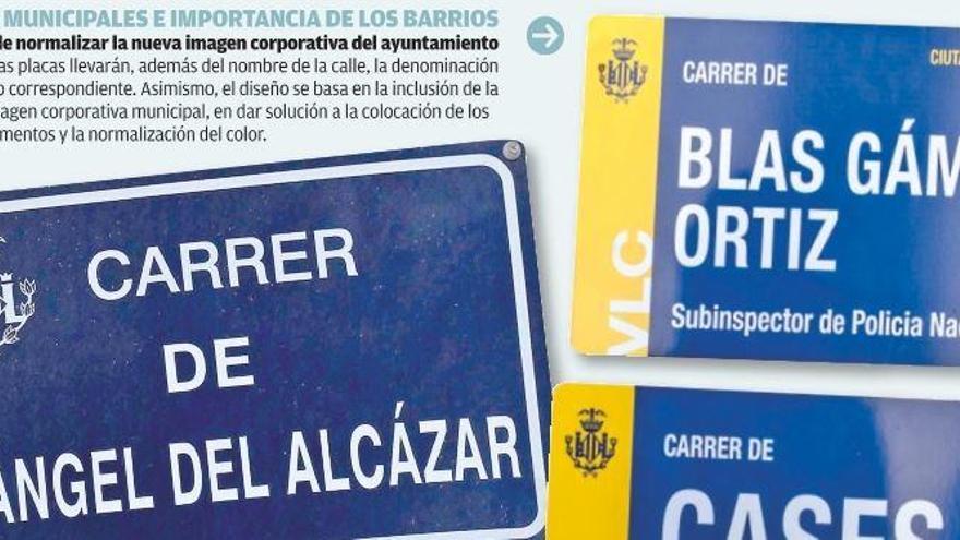 Las nuevas placas de las calles llevarán información sobre el barrio