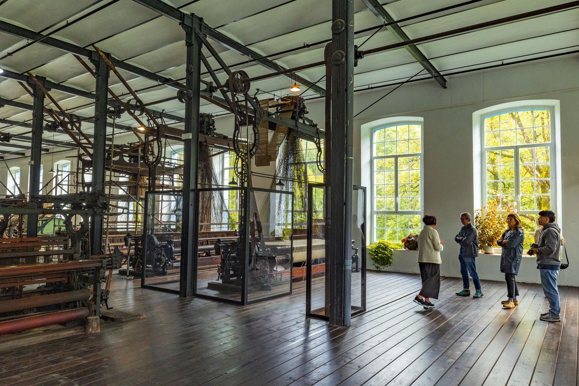 Interior de La Encartada Fabrika Museoa
