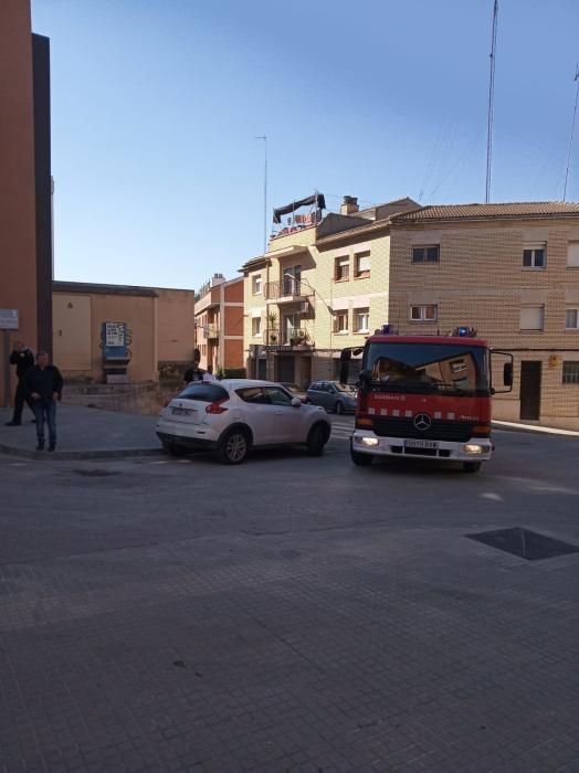 Incendi a l'hospital de Manresa.