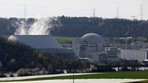 Planta nuclear en Neckarwestheim, Alemania.