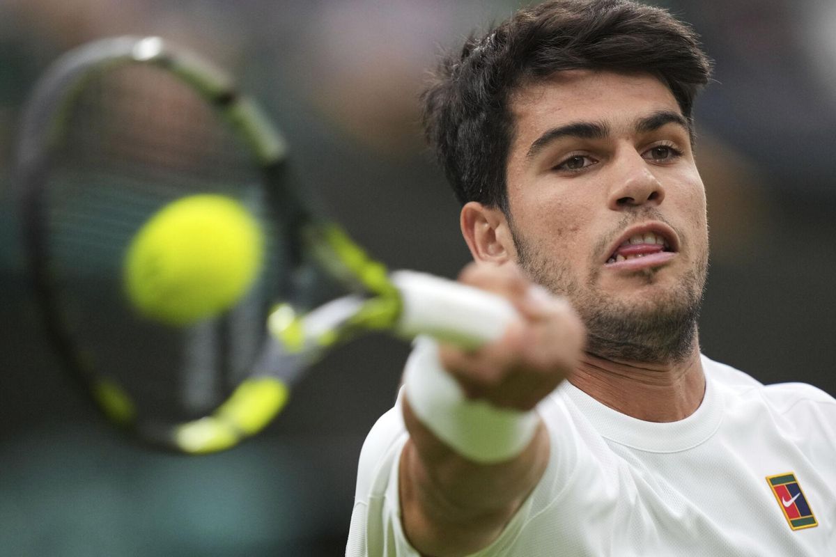 Wimbledon: Andrey Rublev - Carlos Alcaraz, en imágenes.