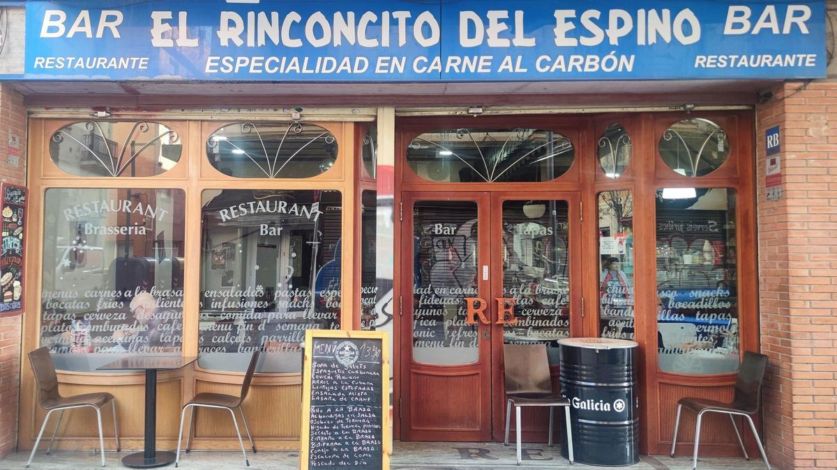 La entrada de El Rinconcito del Espino.