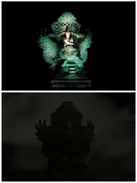 Combination picture of Garuda Wisnu Kencana ...