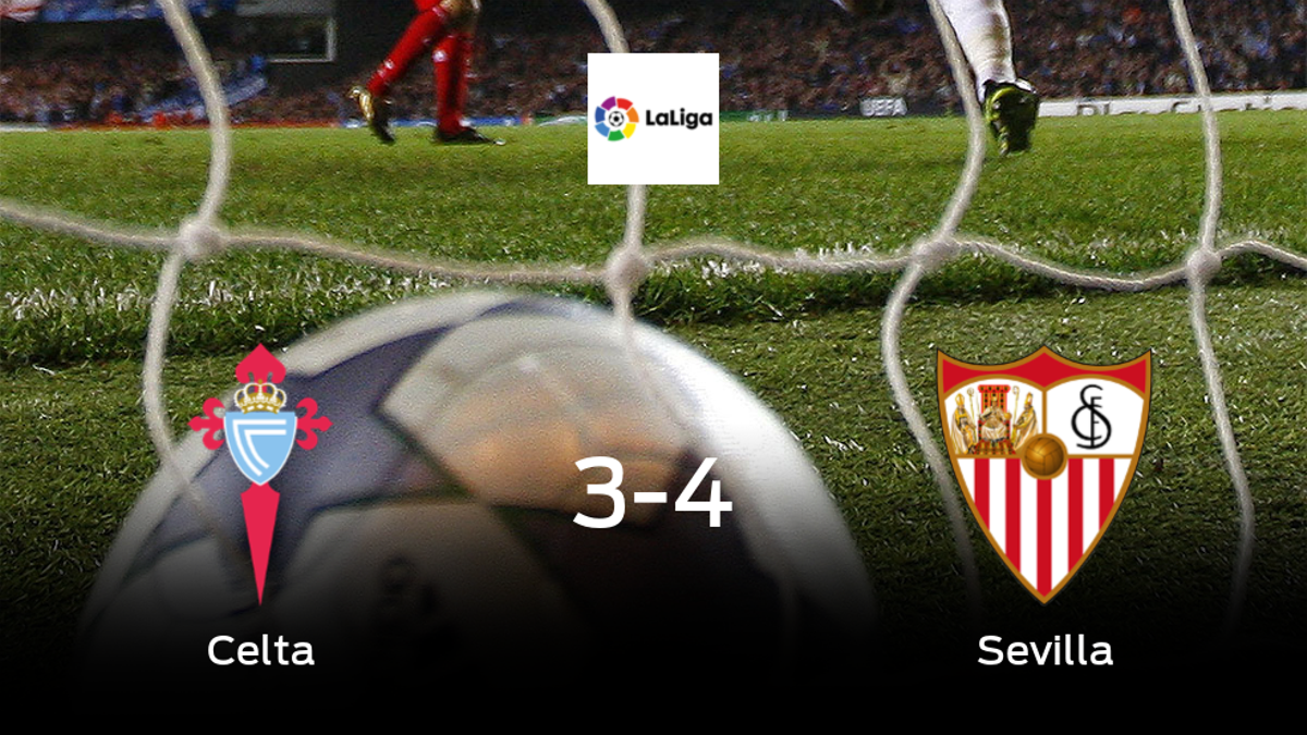 3-4: El Sevilla se impone en el estadio del Celta