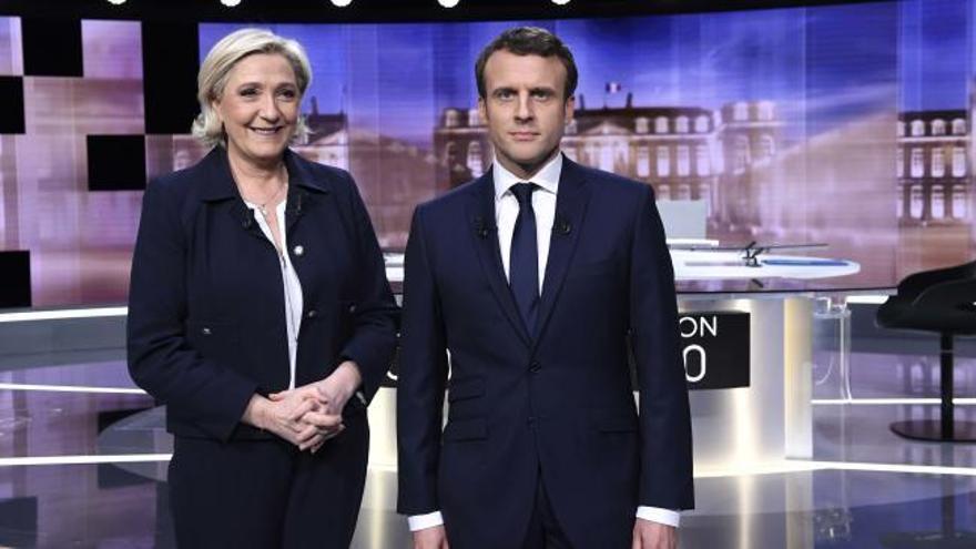 Macron sale reforzado de un último y acalorado debate electoral frente a Le Pen